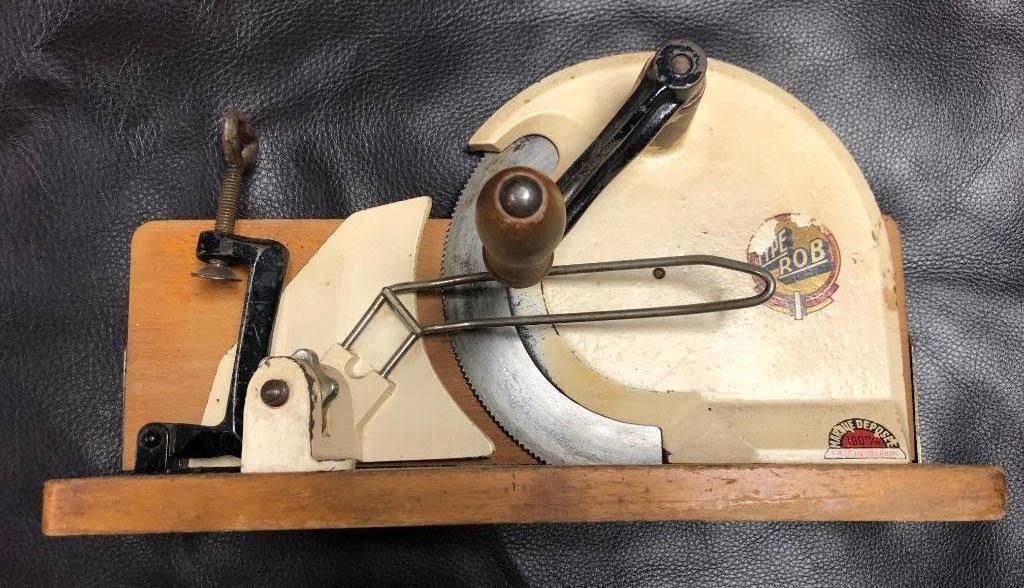Antieken manuele snijmachine Type Rob, Ophalen of Verzenden