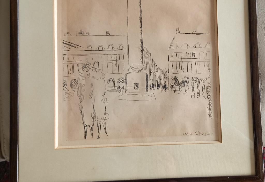 Kees Van Dongen- Place Vendôme, Ophalen of Verzenden