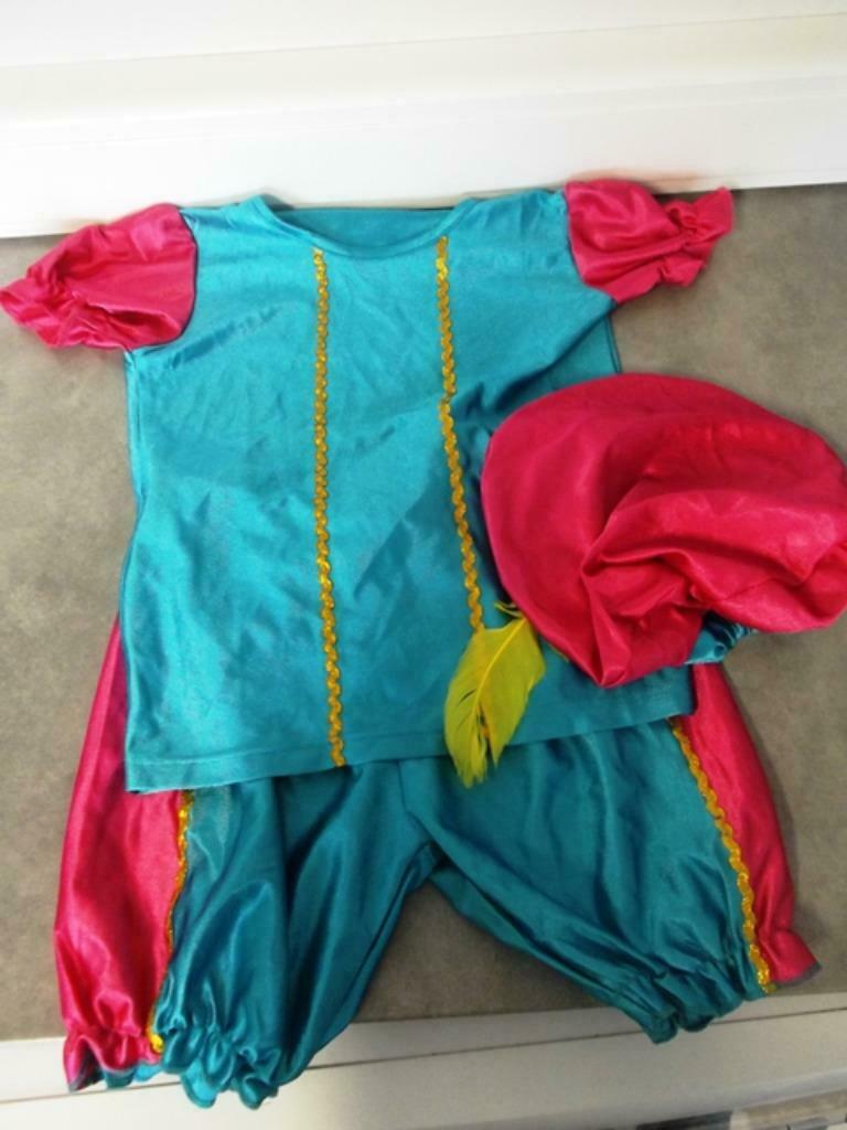 Verkleedpakje zwarte piet 110/116, Ophalen of Verzenden, Gebruikt, 110 t/m 116, Jongen of Meisje