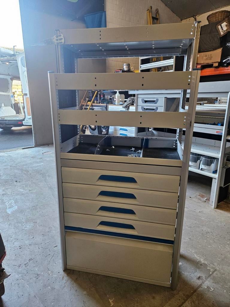 Sortimo inrichting bestelwagen, Ophalen