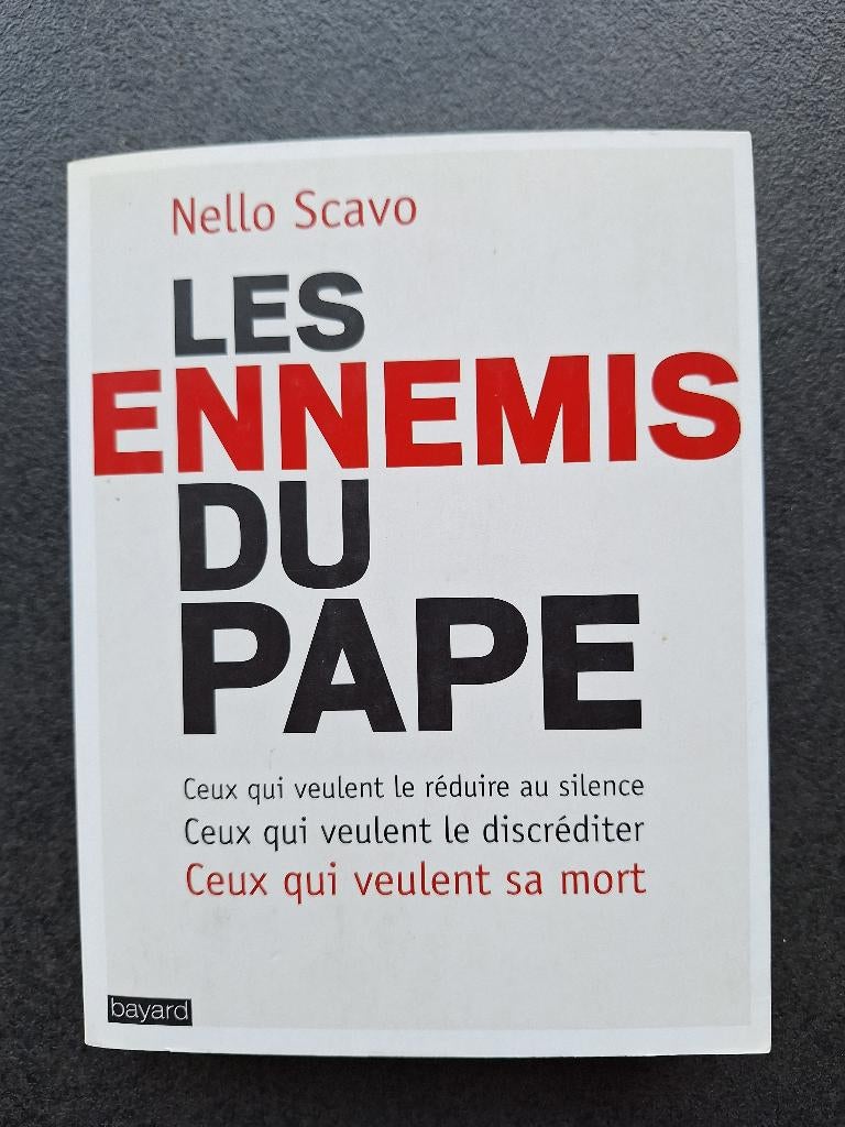 Les ennemis du pape - Nello Scavo, Livres, Religion & Théologie, Comme neuf, Christianisme | Catholique, Enlèvement ou Envoi