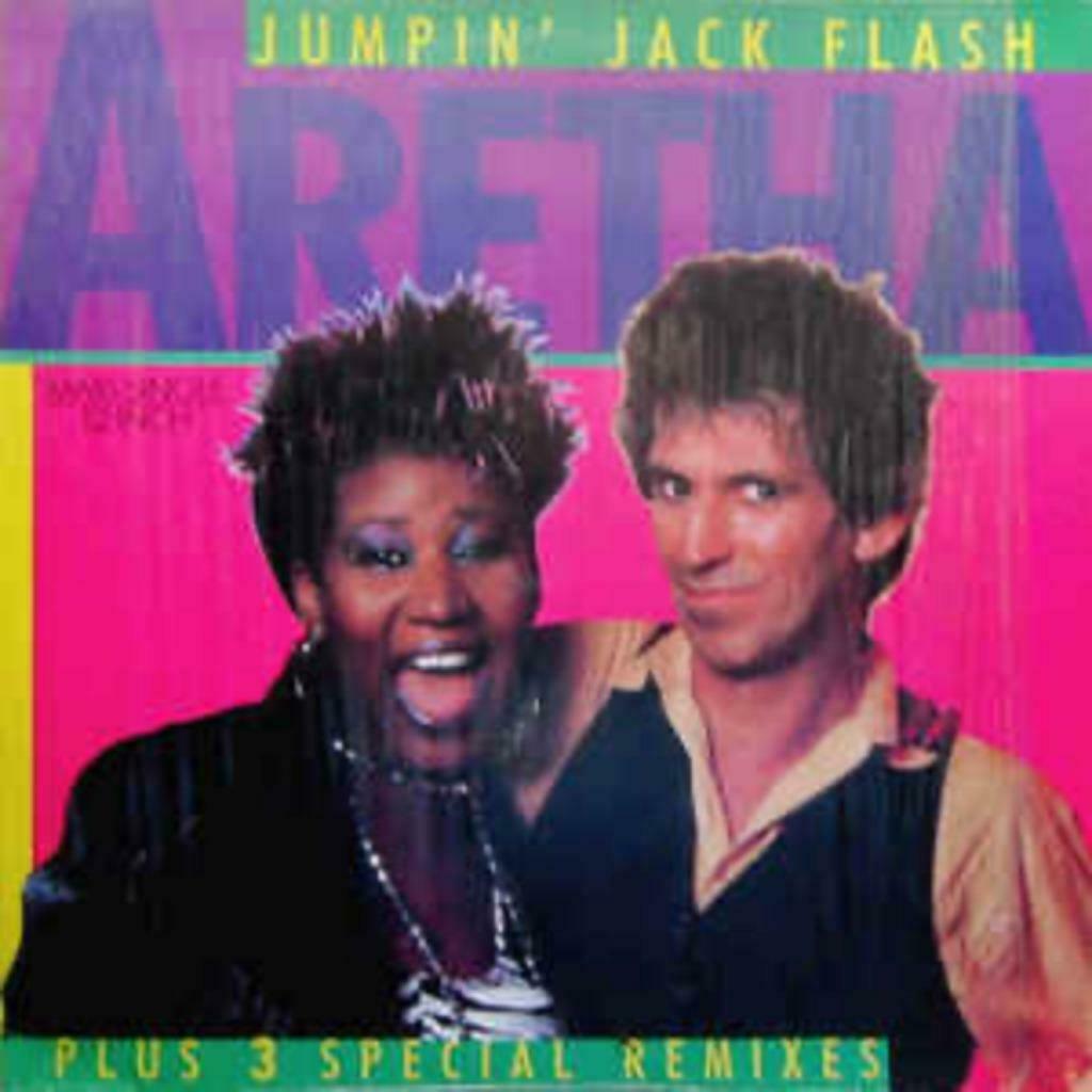 LP (12") Aretha Franklin ‎– Jumpin' Jack Flash1986, Enlèvement ou Envoi, Utilisé, 12 pouces, R&B