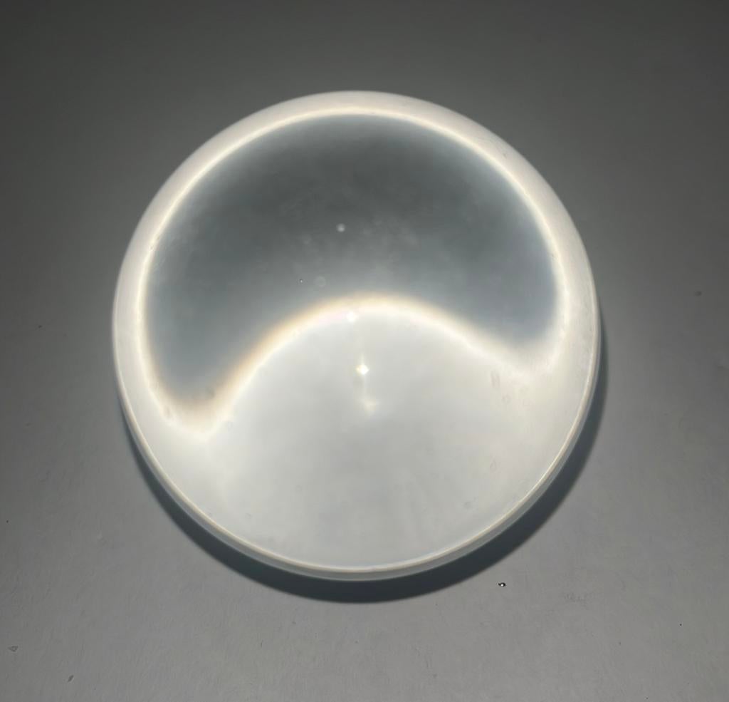 Glazen bol - 162gram - diameter 48mm, Handtassen en Accessoires, Edelstenen, Zo goed als nieuw, Ophalen of Verzenden