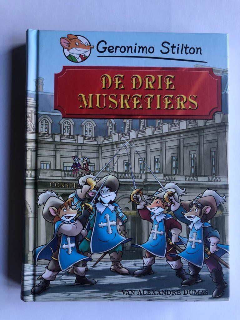 Leesboek:Geronimo Stilton:De drie Musketiers, Boeken, Non-fictie, Geronimo Stilton, Ophalen of Verzenden, Zo goed als nieuw