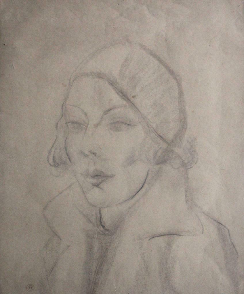 houtskooltekening Paul Joostens (1889-1960) Movie star, Ophalen of Verzenden