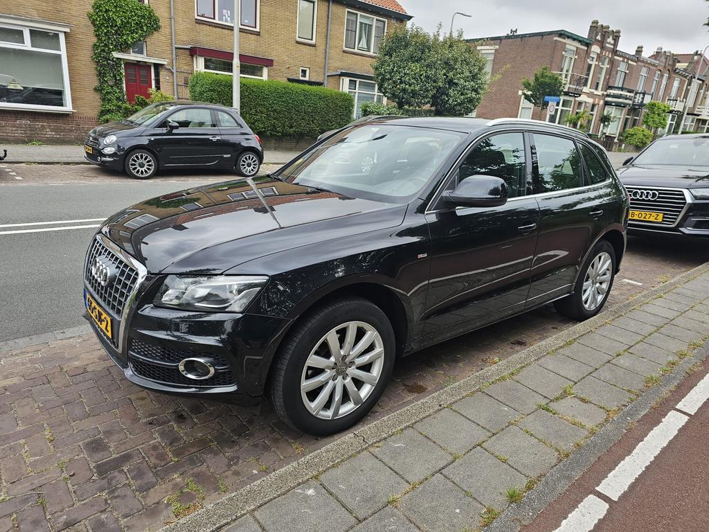 Audi Q5 2.0 TDI quattro zwart 2010 AUTOMAAT EXPORT!, Autos, Audi, Particulier, Q5, Alarme, Diesel, Euro 4, SUV ou Tout-terrain