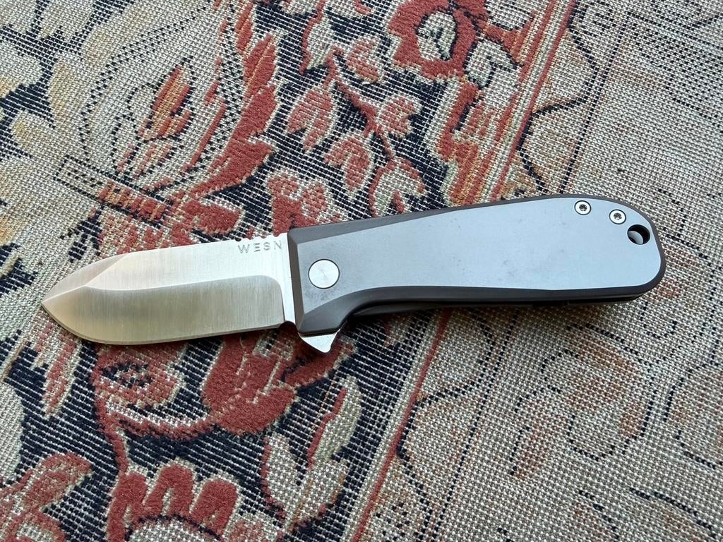 Nieuw WESN The Allman Titanium EDC Knife Zakmes Mes, Ophalen of Verzenden, Nieuw