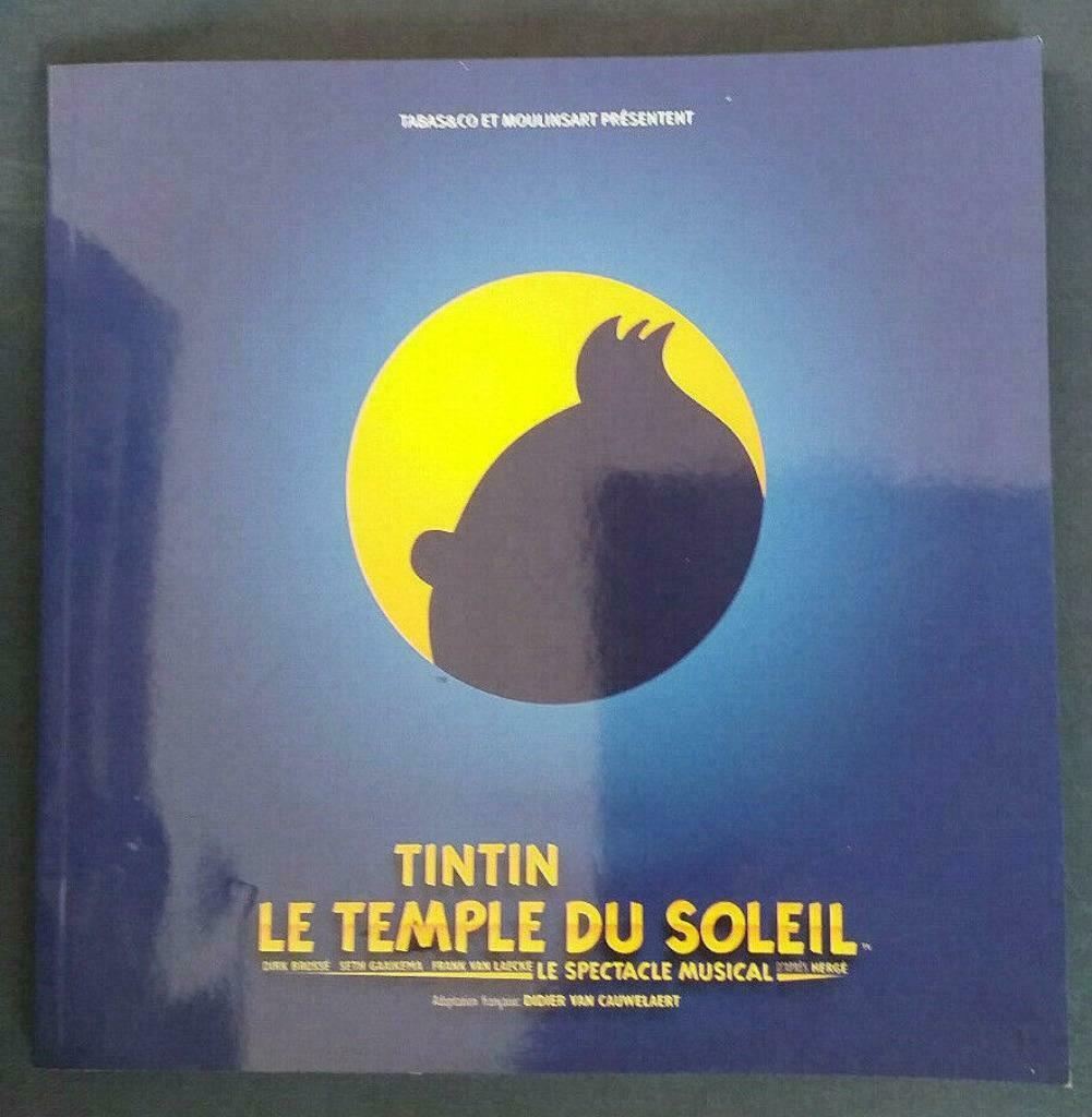 Tintin Le Temple du Soleil livret PBA Charleroi 2002, Une BD, Enlèvement ou Envoi, Utilisé