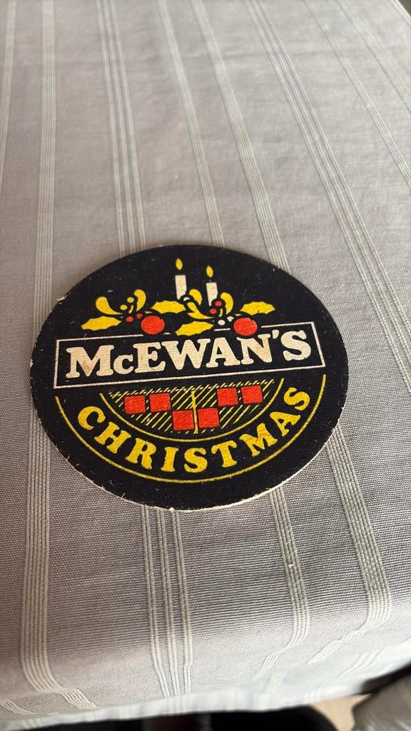 Oude bierviltje mcewans, Ophalen of Verzenden, Gebruikt, Viltje(s)