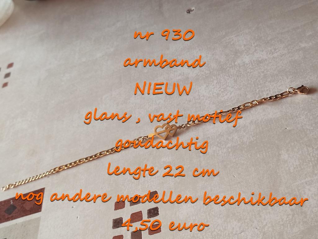 930. Bijou : bracelet, NEUF, @DERNIÈRE PIÈCE@ expédition en, Envoi, Neuf, Or, Autres matériaux