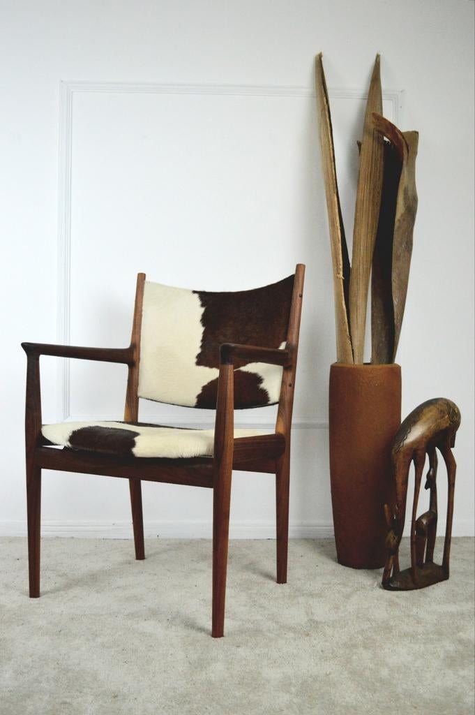 JH513 fauteuil van HJ Wegner voor Johannes Andersen, Ophalen, Zo goed als nieuw, Hout, Eén