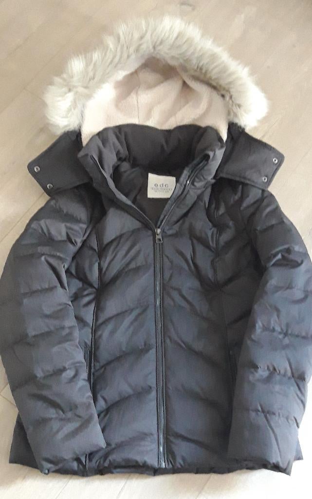 warme winterjas/jas merk Esprit, maat M, Taille 38/40 (M), Gris, Comme neuf, Enlèvement
