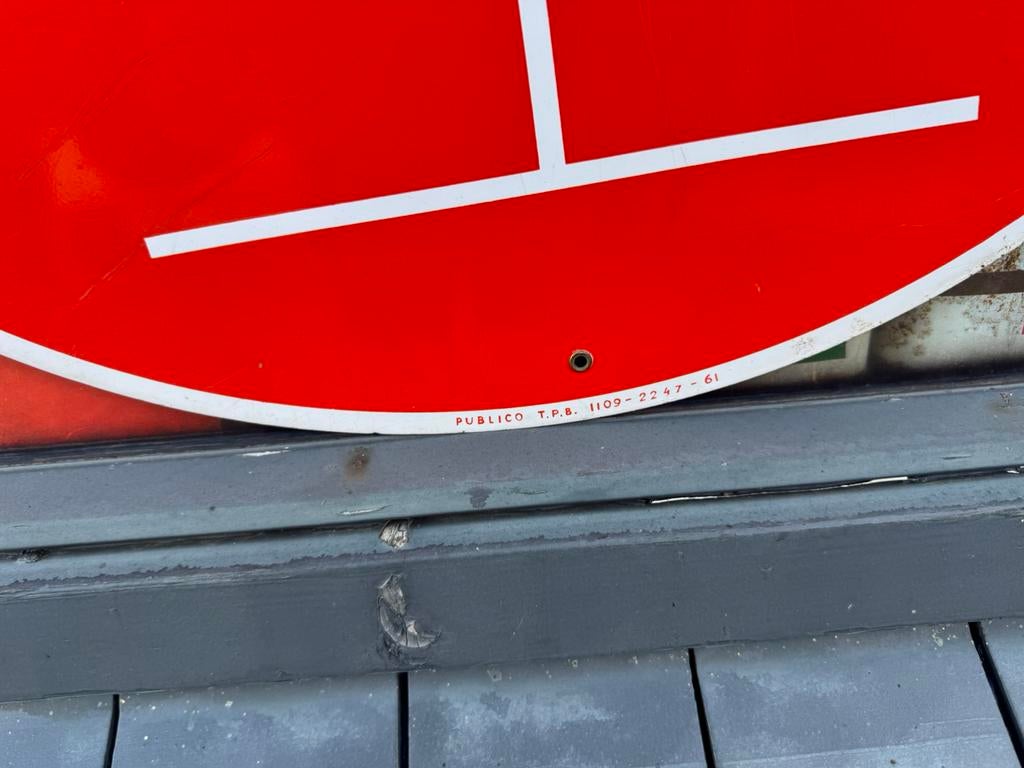 Sinalco oud fris reclamebord, Verzamelen, Ophalen, Reclamebord