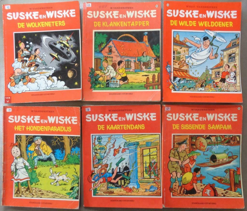 Suske en Wiske - 6 albums - deel 9, Livres, BD, Enlèvement ou Envoi