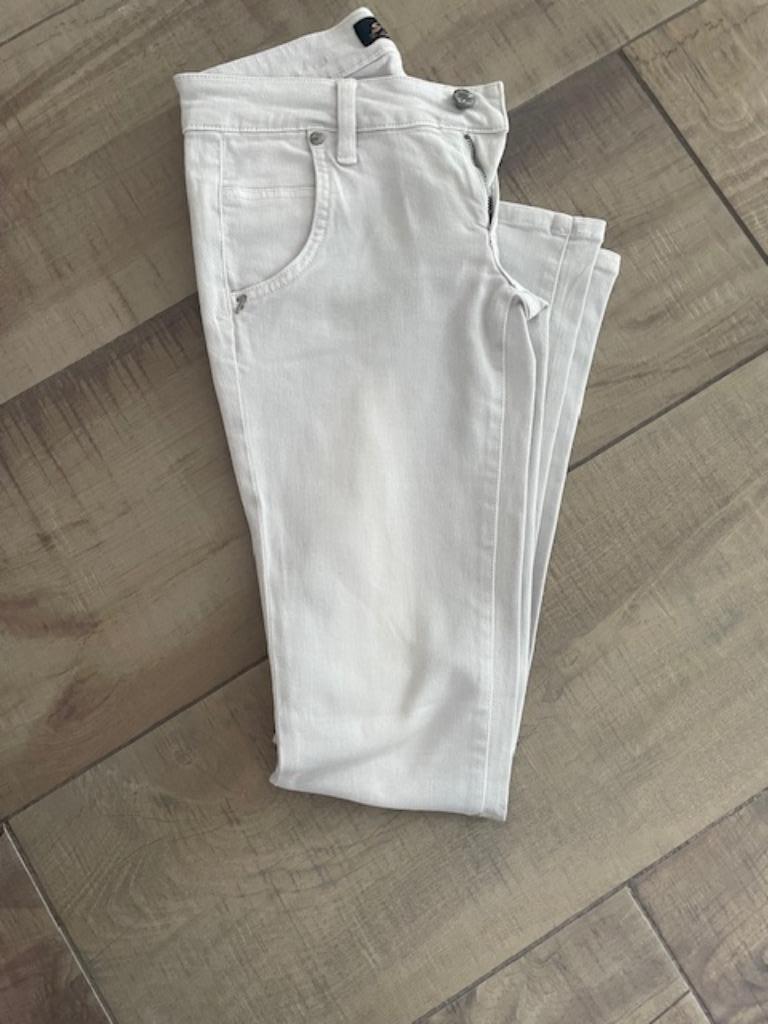 Seven 7 Dames broek Lichtgrijs  M27, Ophalen of Verzenden, Zo goed als nieuw, Maat 36 (S), Seven