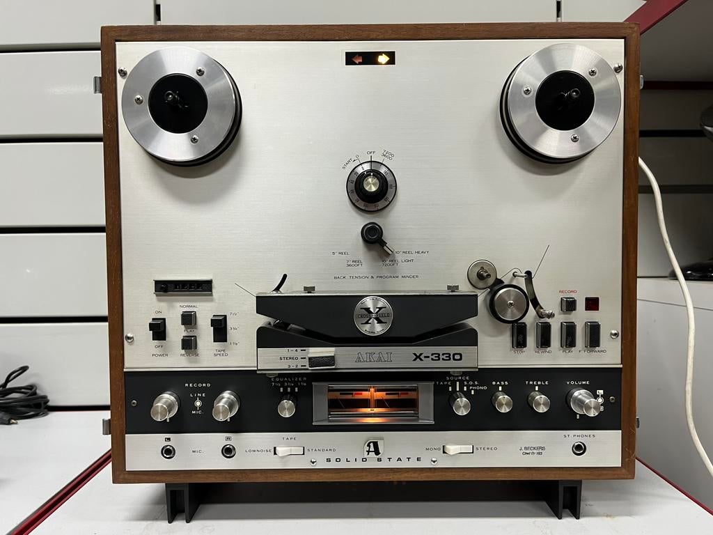 AKAI X-330 bandrecorder — Cross Field - vintage jaren 70, Audio, Tv en Foto, Bandrecorder, Ophalen, Bandrecorder