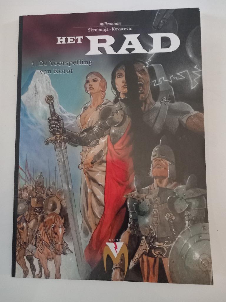 Strip Het Rad 1 De voorspelling van Korot Blitz Skrobonja, Boeken, Eén stripboek, Ophalen of Verzenden, Zo goed als nieuw, Skrobonja / Kovacevic