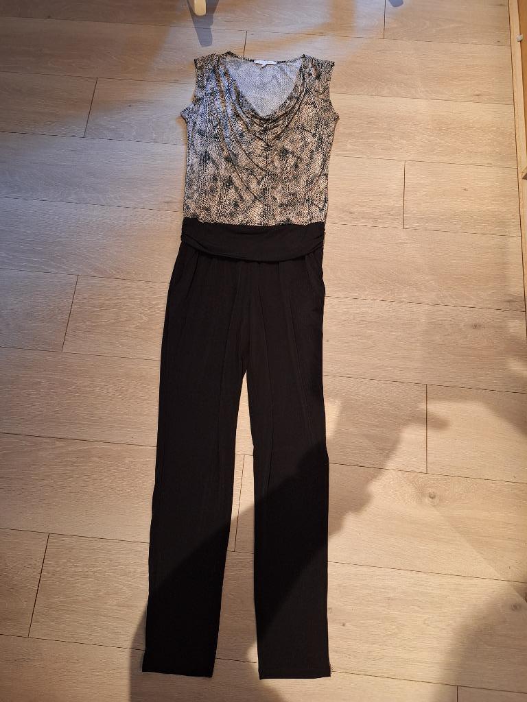 Jumpsuit, merk Lola Liza, maat 34, zwart met wit en beige, Kleding | Dames, Jumpsuits, Lola & Liza, Zwart, Ophalen of Verzenden