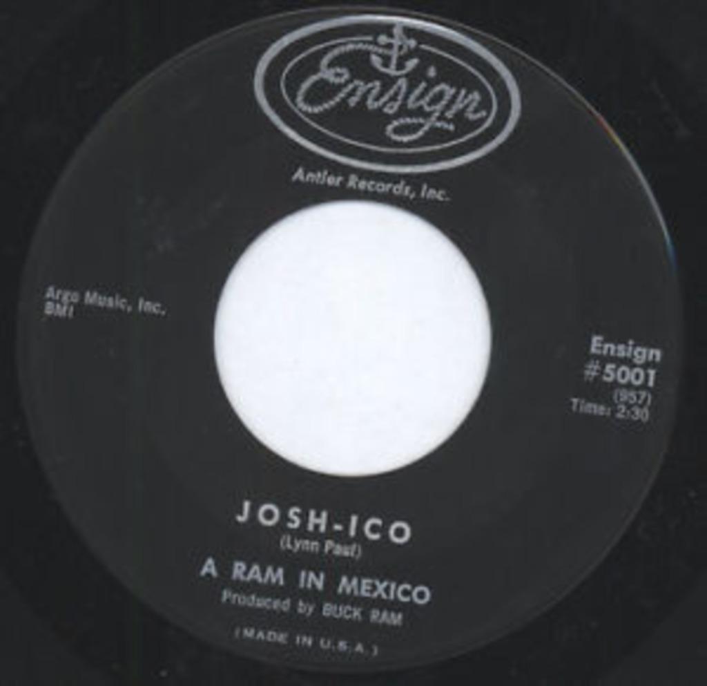 A Ram In Mexico ‎– Josh - Ico " Popcorn ", Cd's en Dvd's, Ophalen of Verzenden, Zo goed als nieuw, Pop