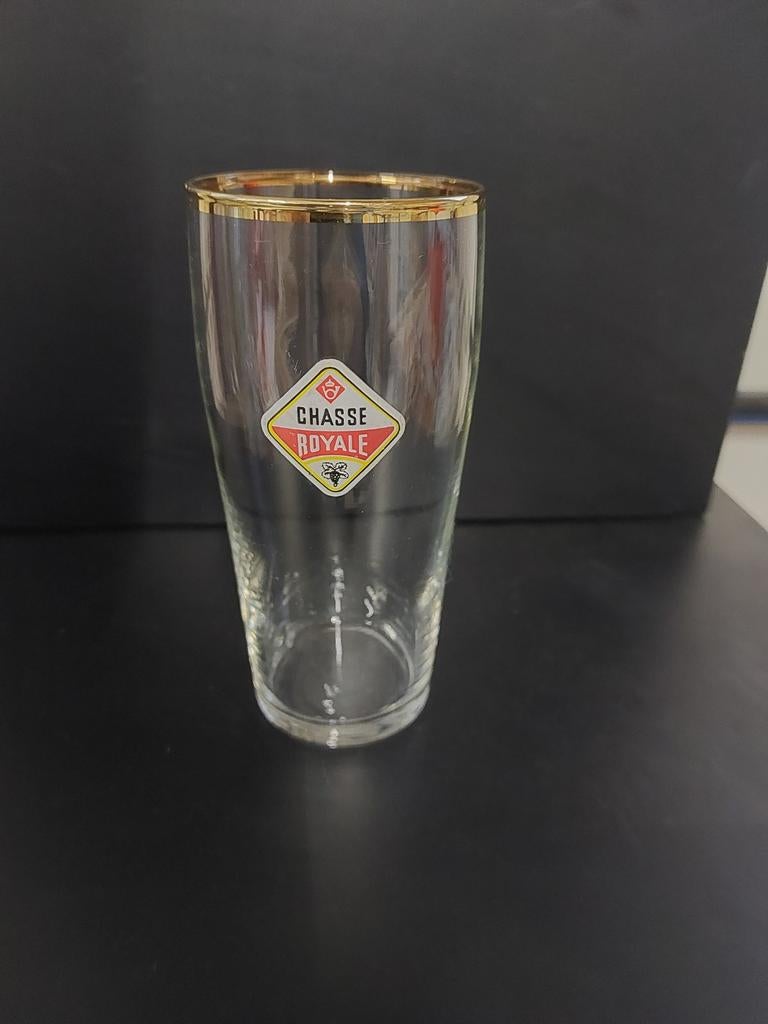 Chasse Royale bierglas Antwerpen, Ophalen of Verzenden, Zo goed als nieuw, Glas of Glazen, Overige merken