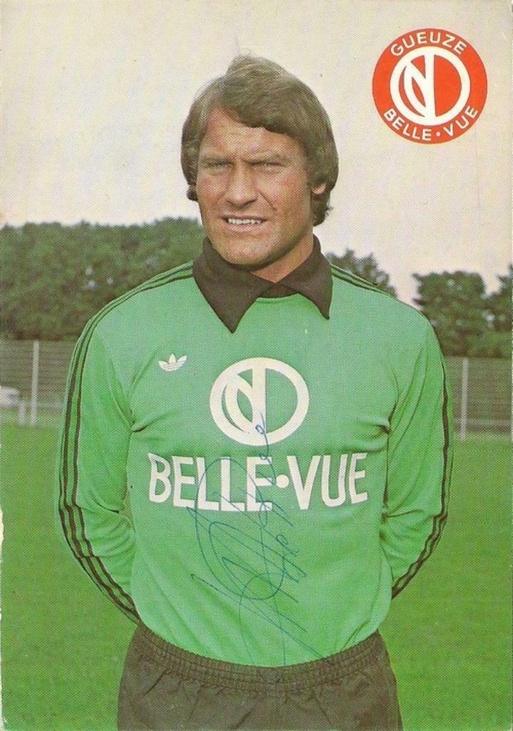 RSCA ANDERLECHT CARTE VINTAGE  NICO DE BREE BELLE-VUE SIGNEE, Envoi, Comme neuf, Cartes de joueur