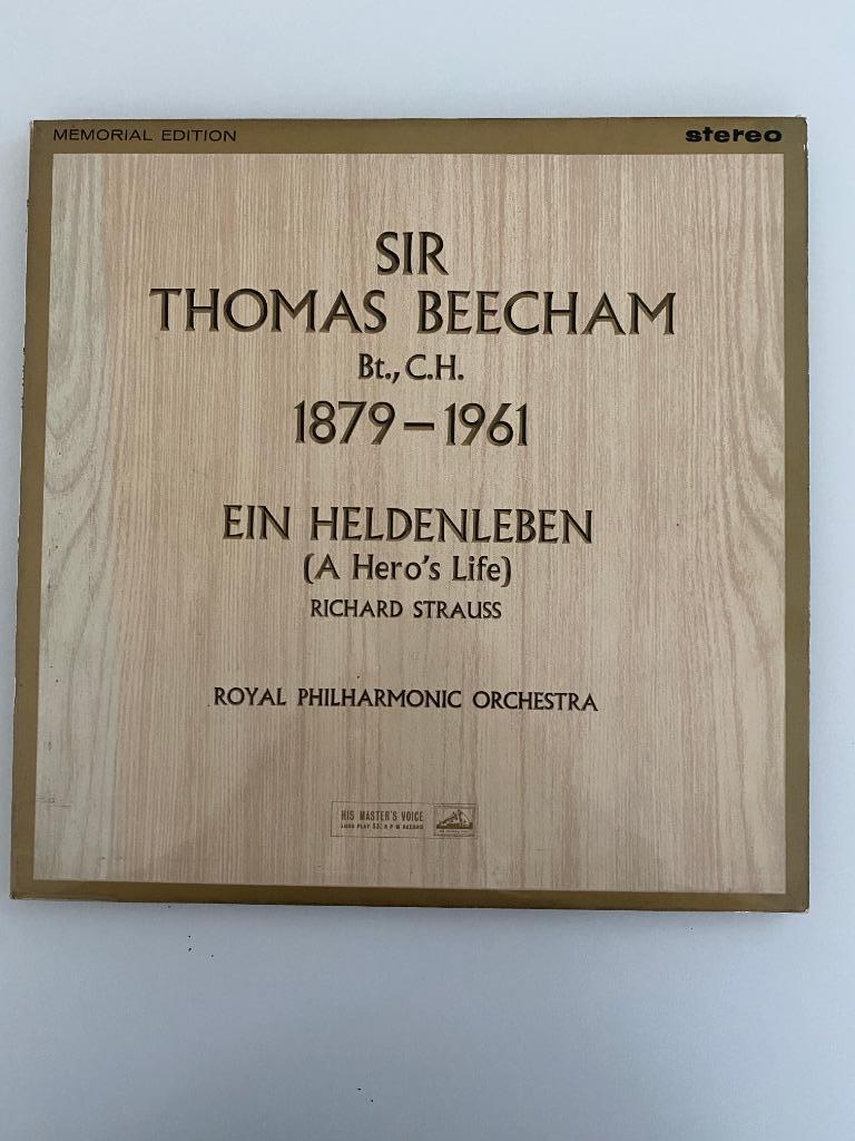 Strauss Beecham Royal Phil Orch Ein Heldenleben 1961, Gebruikt, Ophalen of Verzenden, Romantiek, 12 inch