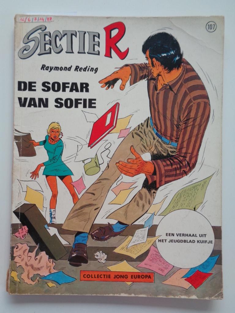 Sectie R - De Sofar v Sofie (5 KortVerhalen) - 1e dr. 1976, Livres, BD, Enlèvement ou Envoi