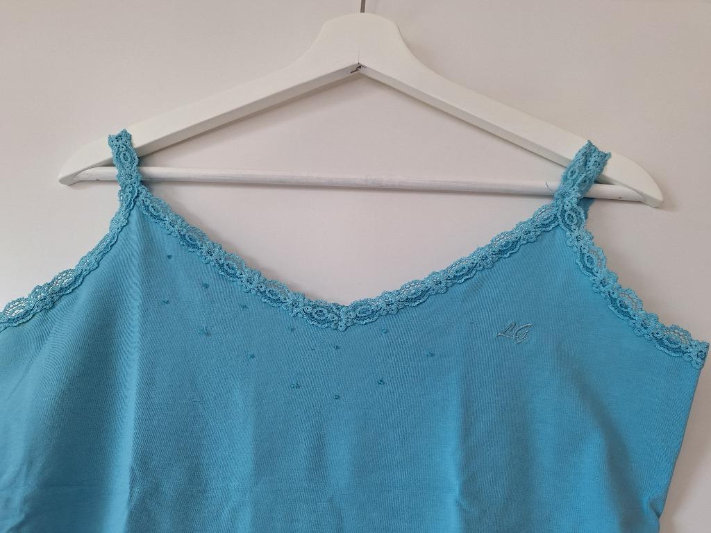 Lichtblauw topje La Gaviotta (maat 8), Blauw, Maat 42/44 (L), Ophalen of Verzenden, La Gaviotta