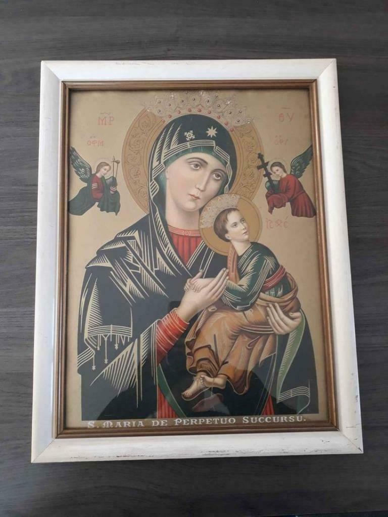 Kader met Maria afbeelding, Antiek en Kunst, Ophalen of Verzenden