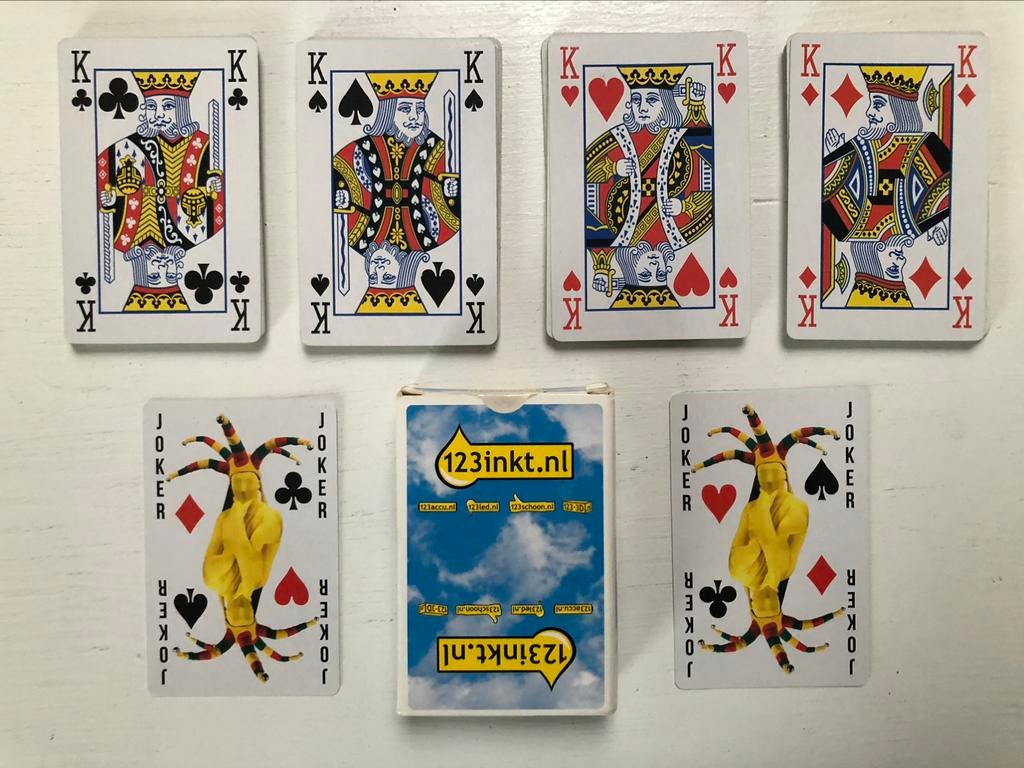 boek speelkaarten 123inkt nl, Ophalen of Verzenden, Zo goed als nieuw