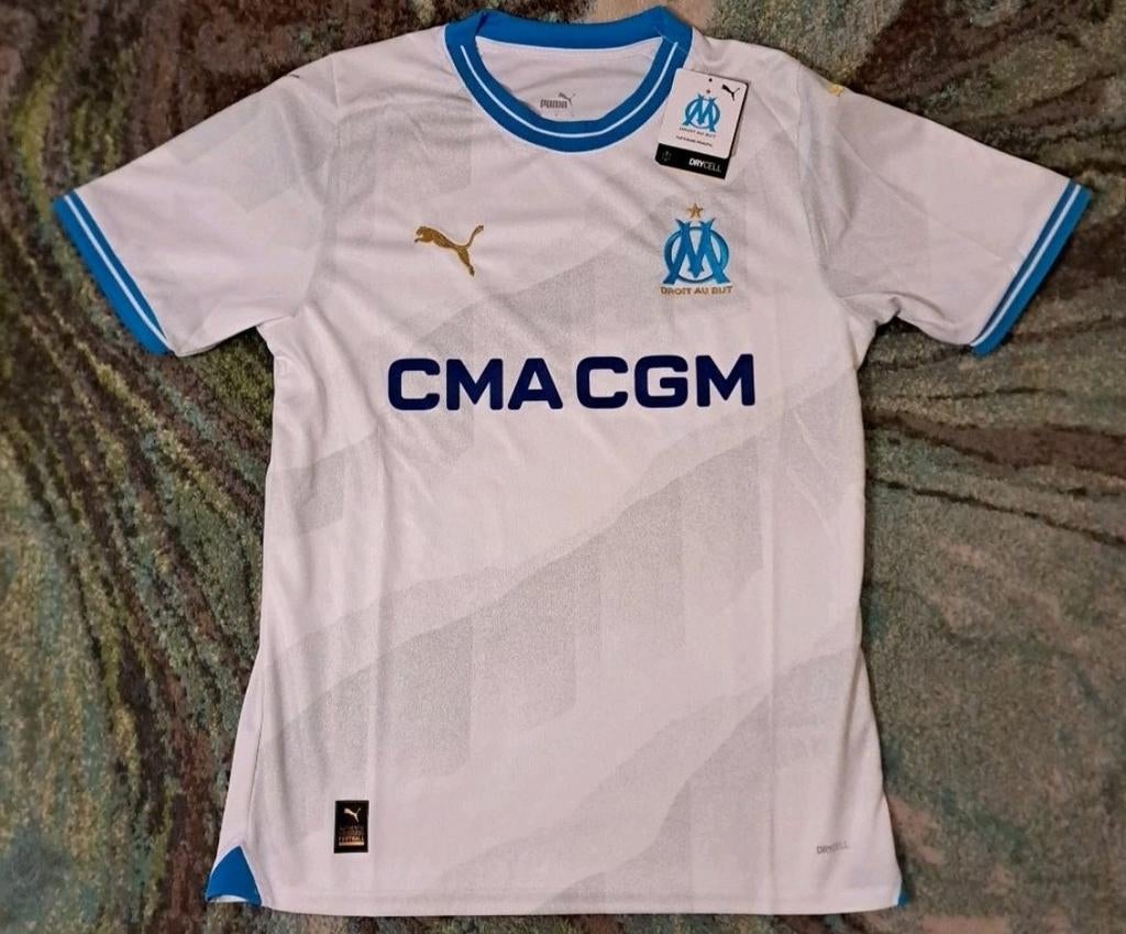 Olympique Marseille Voetbal Thuisshirt Orgineel Nieuw 2025, Sport en Fitness, Voetbal, Ophalen of Verzenden, Zo goed als nieuw