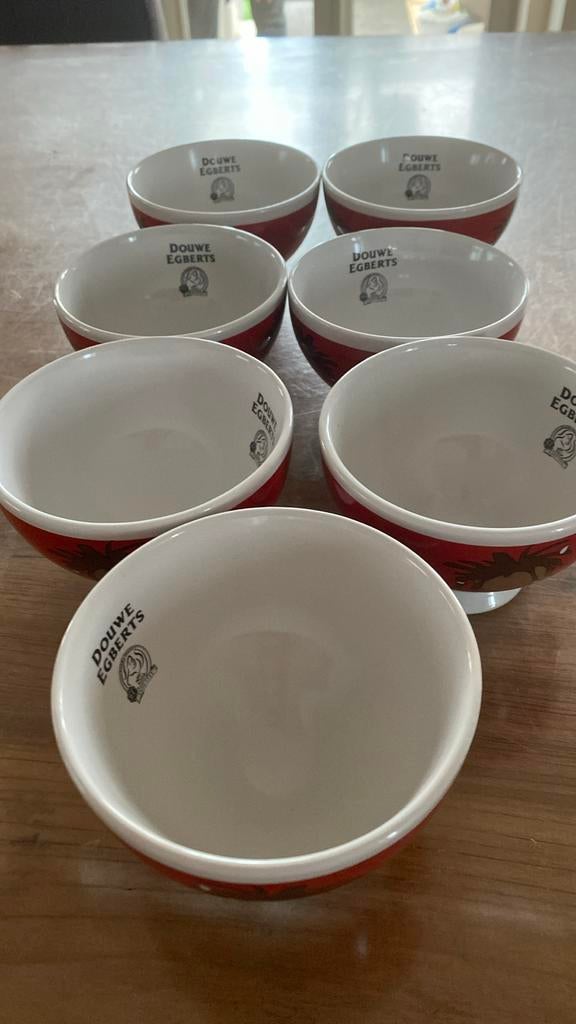 Douwe Egberts bolle kommen vb voor soep of andere dingen 7st, Enlèvement, Comme neuf, Récipient(s)