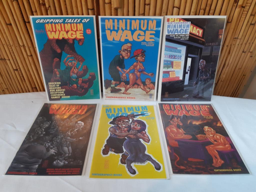 Comics Minimum Wage: Book two complete serie Bob Fingerman, Amerika, Verzenden, Bob Fingerman, Gelezen