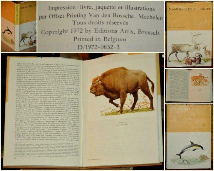 Artis-Historia: mammifères d'Europe ( déjà complété), Enlèvement ou Envoi