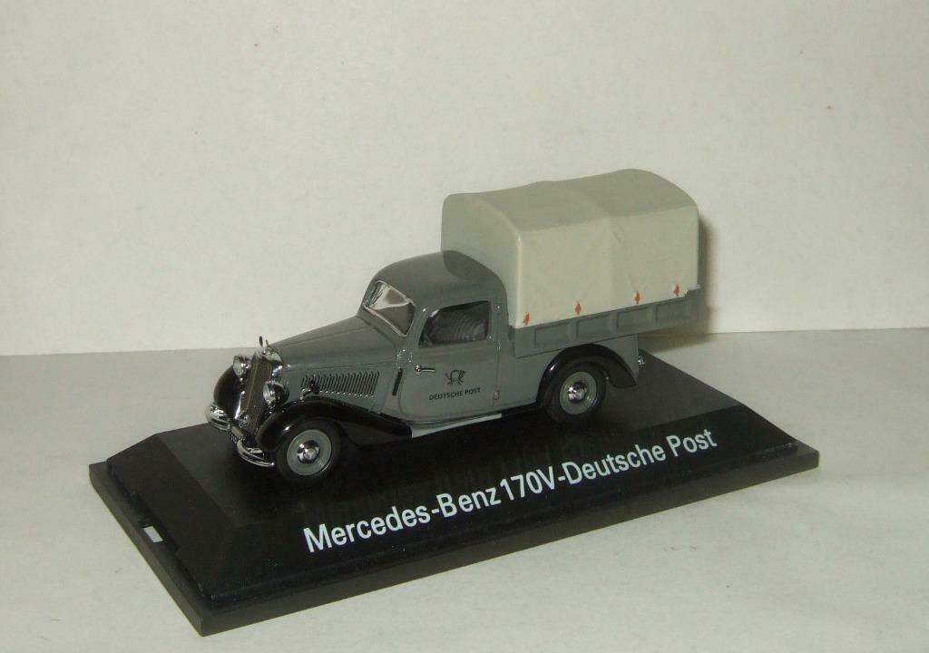 1:43 Schuco Mercedes Benz 170 V canvas pickup Duitse post, Verzamelen, Automerken, Motoren en Formule 1, Zo goed als nieuw, Auto's