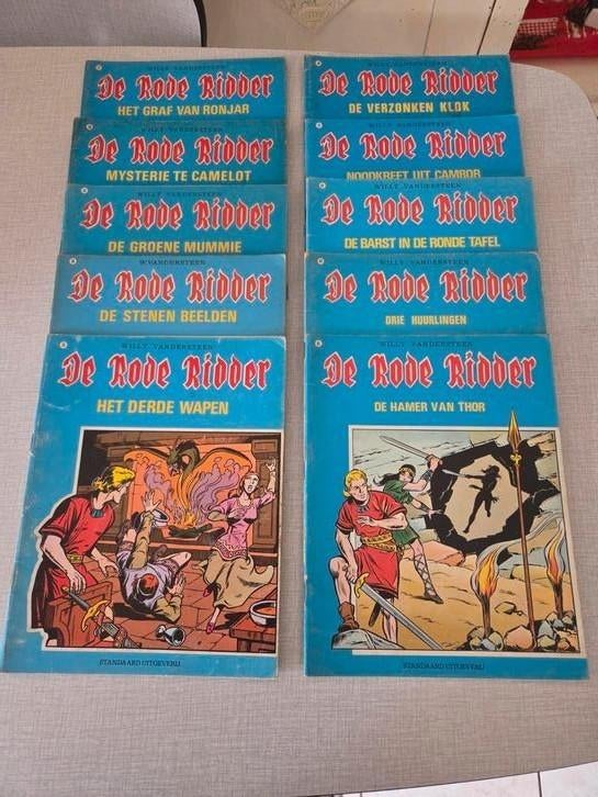 10 x Le Chevalier rouge, Plusieurs BD, Enlèvement ou Envoi, Willy Vandersteen, Comme neuf