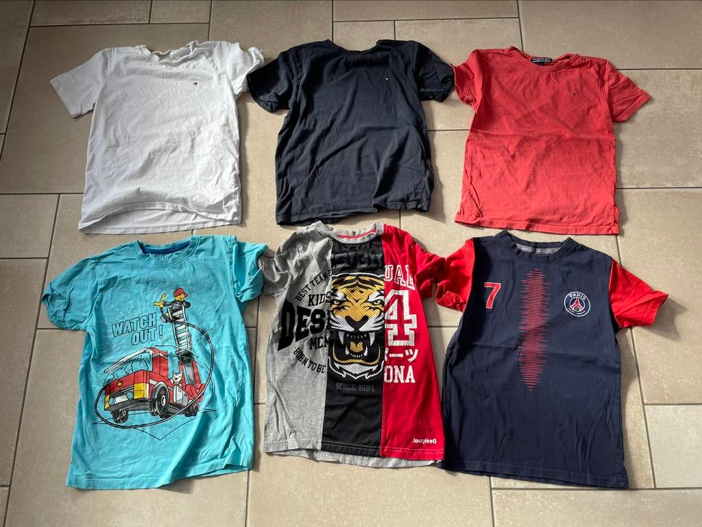 Lot de 6 tee-shirts 8/10 ans, Utilisé, Garçon