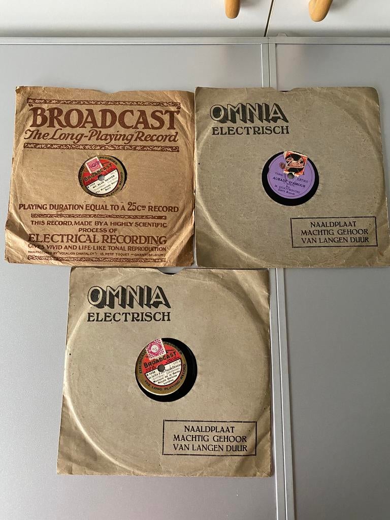 🍄 3 zeer oude Bakelieten Lp’s  78 toeren Klassieke muziek, Ophalen of Verzenden, Zo goed als nieuw