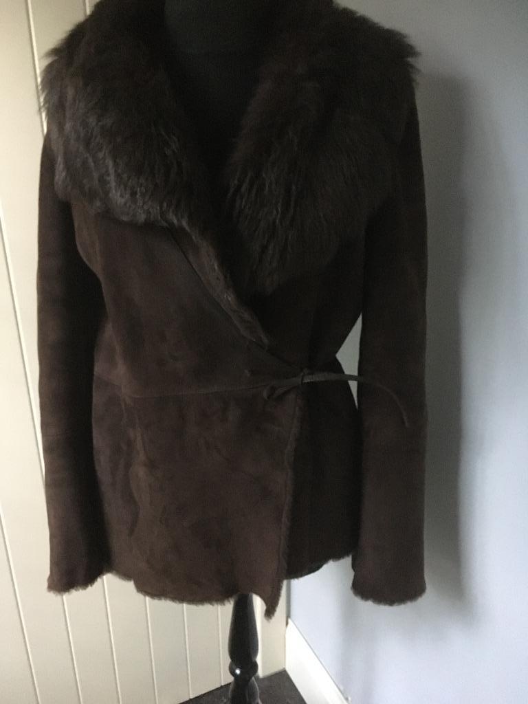 SCAPA donkerbruine daim jas - 40, Maat 38/40 (M), Scapa, Bruin, Ophalen of Verzenden