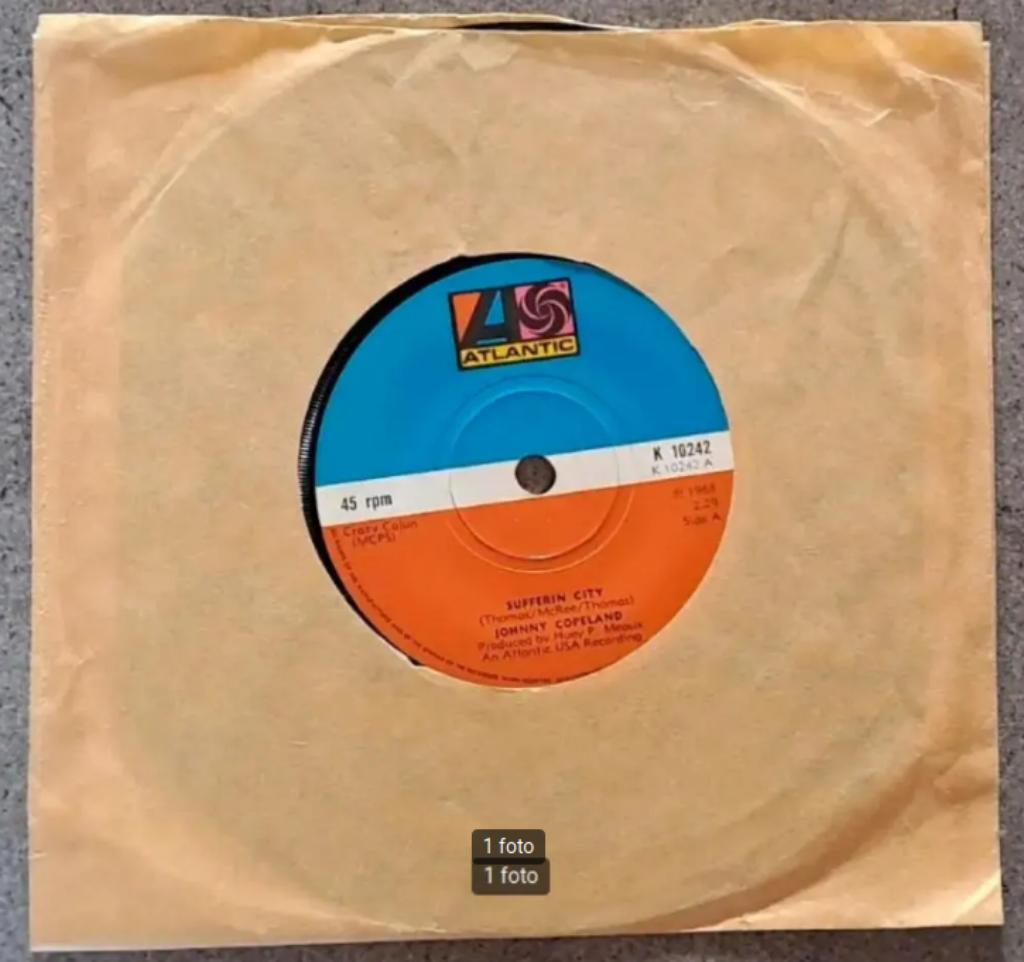 Johnny Copeland: Sufferin City (7"), Enlèvement ou Envoi