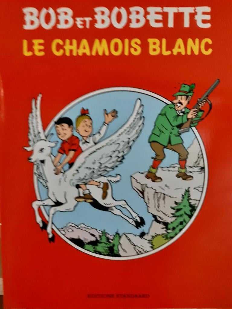 Stripboekje BOB ET BOBETTE(Le chamois Blanc, Boeken, Willy Vandersteen, Eén stripboek, Ophalen of Verzenden, Zo goed als nieuw