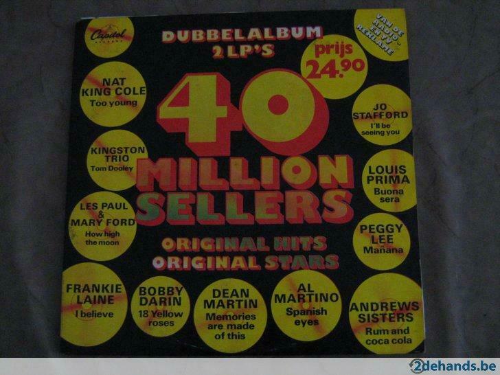 40 million sellers     2 lps', Ophalen of Verzenden, Zo goed als nieuw, 12 inch