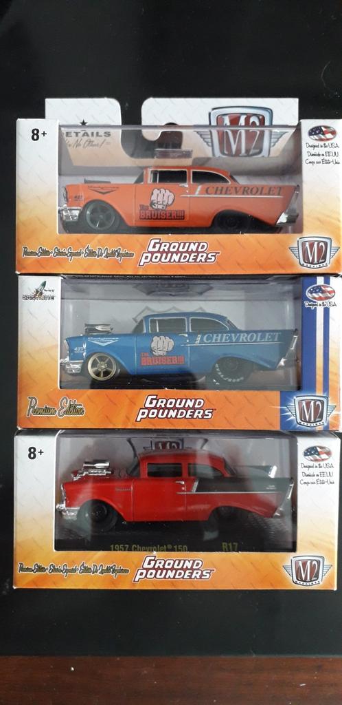 M2 machines 1:64 Chevrolet 1957, Ophalen of Verzenden, Nieuw, Auto