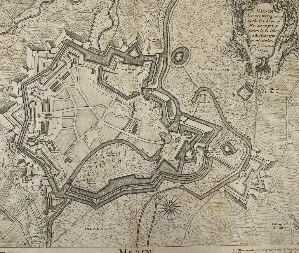 MENIN A very Strong Town in the Earldom of FLANDERS (ca1745), Enlèvement ou Envoi