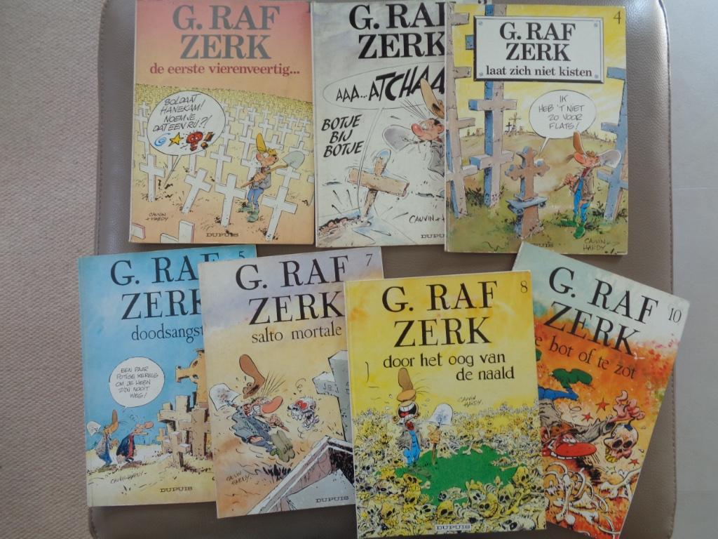 G.Raf Zerk - album 1, 2, 4, 5, 7, 8 en 10 (1986/93, Ophalen of Verzenden