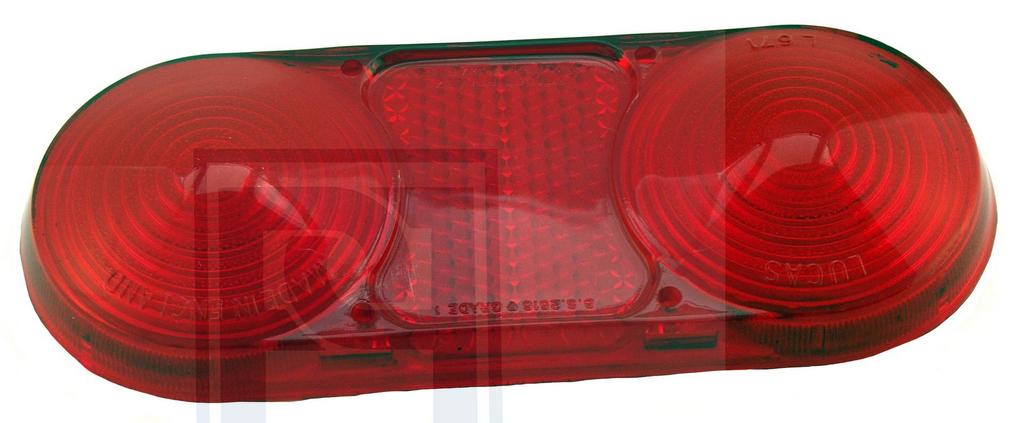 Volvo Glas achterlicht P1800 coupe rood achterlichtglas Volv, Auto-onderdelen, Ophalen of Verzenden, Nieuw, Volvo