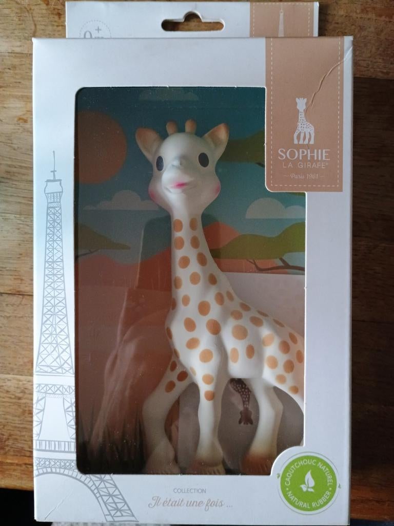Sophie giraffe, Ophalen