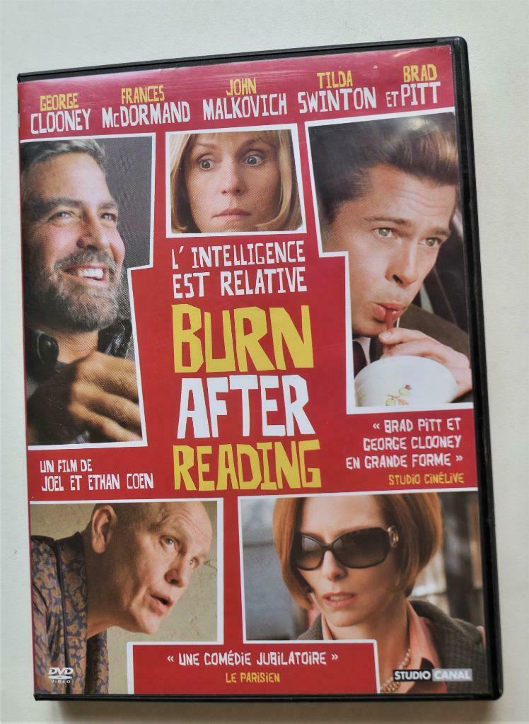 Burn After Reading - Ethan Coen - George Clooney - Brad Pitt, Vanaf 12 jaar, Ophalen of Verzenden, Gebruikt, Overige genres