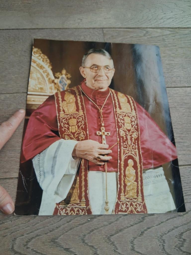 Grande photo - Giovanni Paolo I, pape pendant un mois seulem, Enlèvement ou Envoi, Comme neuf