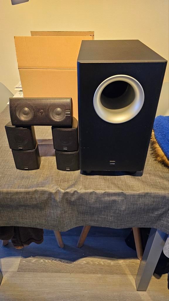 Canton Movie 60 CX surround speakerset, Audio, Tv en Foto, Home Cinema-sets, Gebruikt, Overige spelers, 5.1-systeem, 70 watt of meer